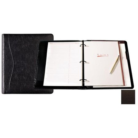 RAIKA 8in x 11in Planner Binder with System Brown TN 132 BROWN